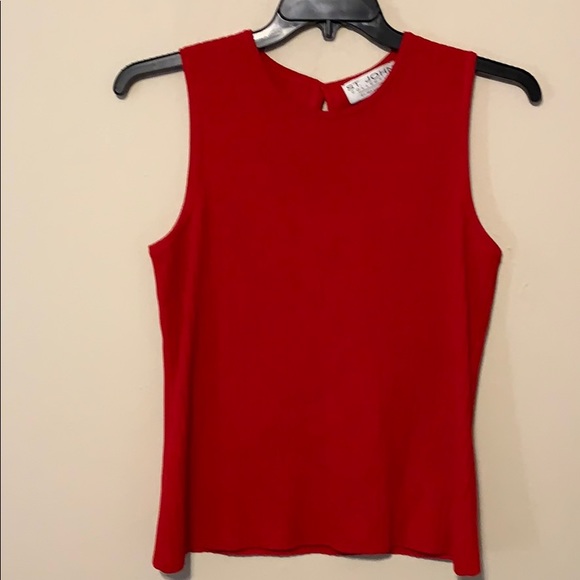 St. John Collection Tops - St John Collection ribbed tank top red size small
